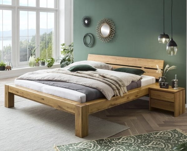 Massief houten bed BB-line 200 natuur - Bed Box